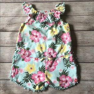 Toddler Girls Floral Romper